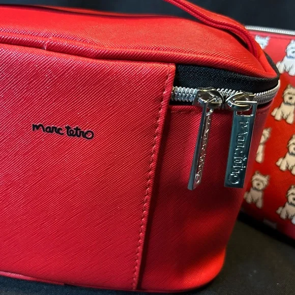 NWT - Marc Tetro Westies Dogs Cosmetic Bag AND Travel Train Case  - NWT - Picture 3 of 8